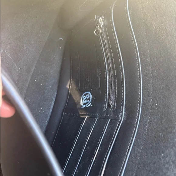 Vintage Coach Black Leather Clutch Wristlet J80-9832 - Picture 5 of 6